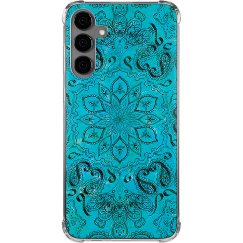 Blue Zen Ginseng Galaxy S24 Plus Clear Case